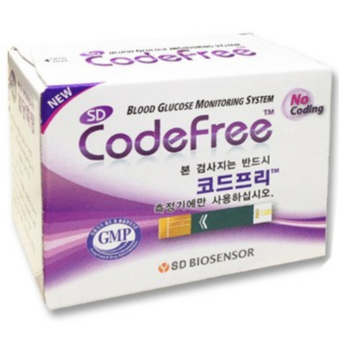 에스디코드프리 개인용 혈당검사지, 1개, 50개입