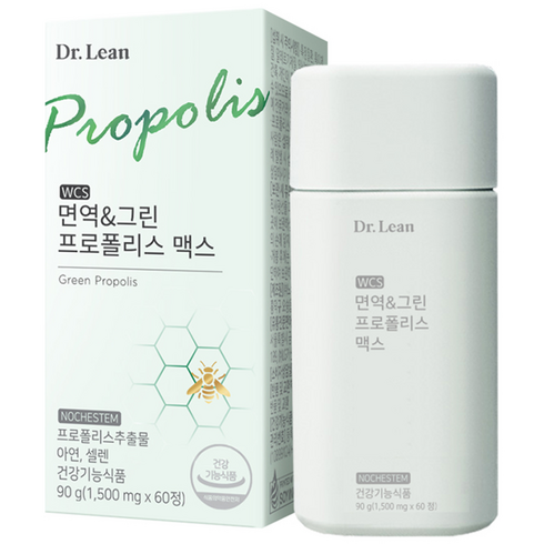 닥터린 WCS 면역 & 그린 프로폴리스 맥스 90g, 60정, 1개