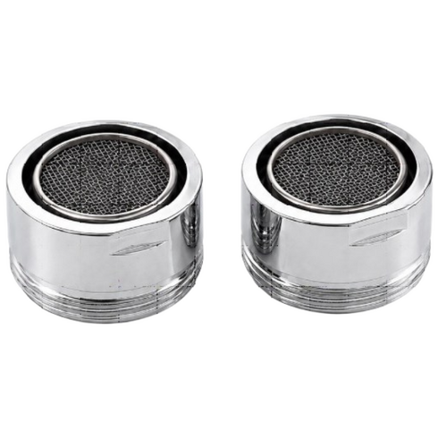 24mm 외부 나사형 수전 기포기 2개입 고무패킹 포함 주방 세면대 수도꼭지 교체용, 2개