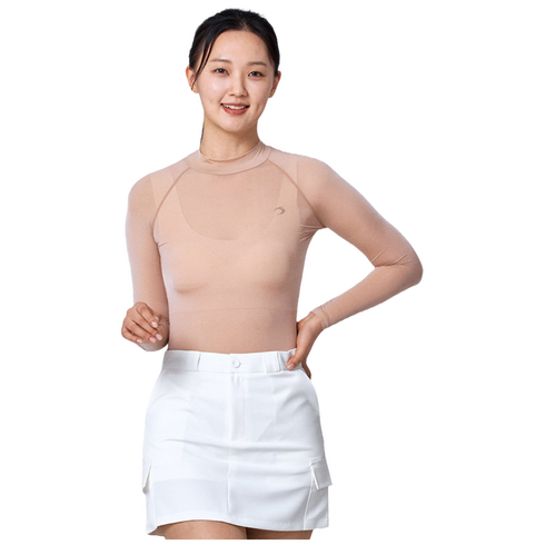 여자 골프 이너웨어 터틀넥