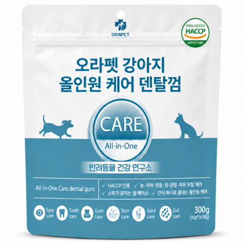 오라펫 강아지 치석제거 덴탈껌, 1세트, 300g, 쌀가루