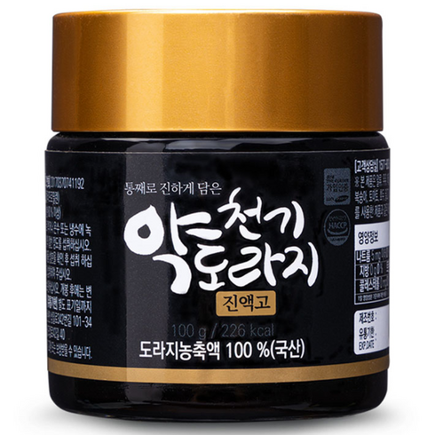 웰스앤헬스 국내산 천기 약도라지 진액고 도라지청 약도라지청, 100g, 1개