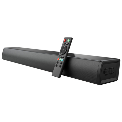 사운드바 tv 거실 스피커 2채널 100W 고출력 서브우퍼내장 ARC 옵티컬 USB DAC 직결 RCA 블루투스연결, S7020(100W), 블랙