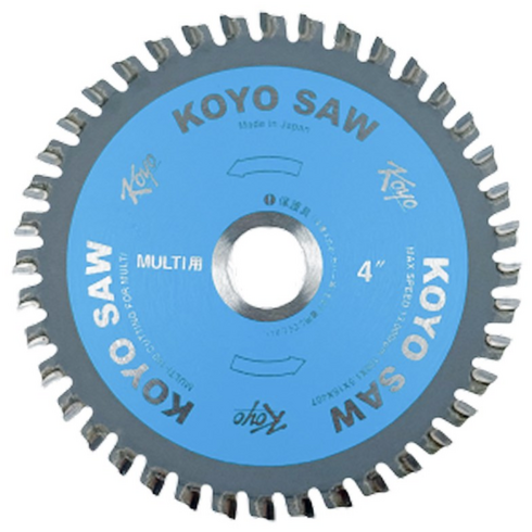 코요 TCT 원형톱날 다용도 멀티 팁쏘 100mm 4인치 40날 팁쏘, 1개