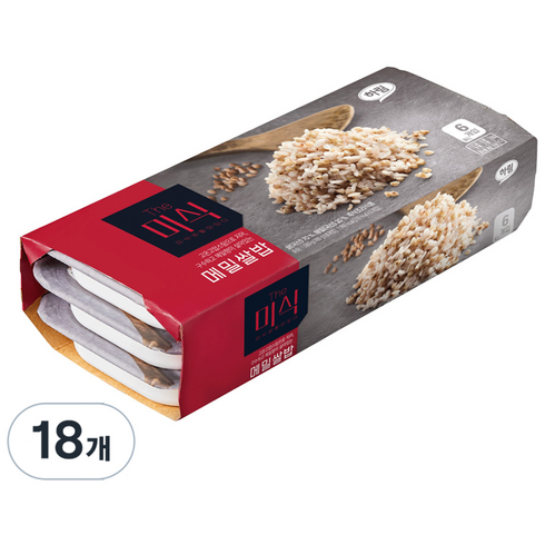 The미식 메밀쌀밥, 180g, 18개