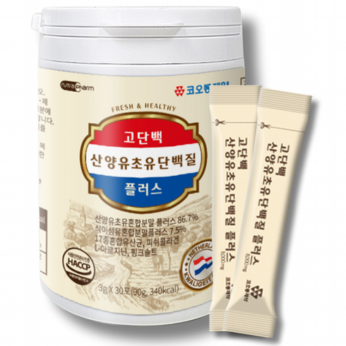 코오롱제약 고단백 산양유 초유 단백질 플러스, 30개, 3g