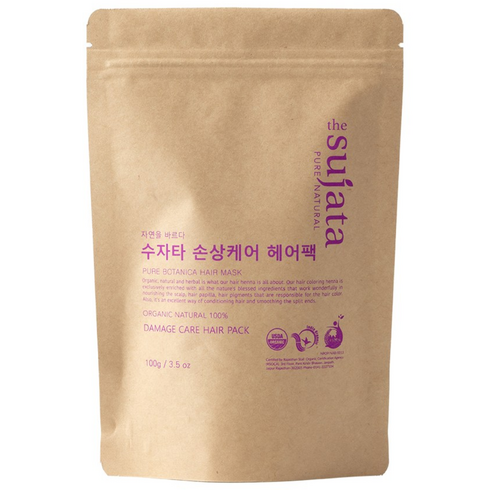 수자타 손상케어 헤어팩 극손상 트리트먼트, 5개, 100g
