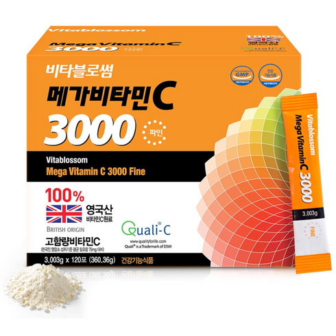 초당약품 비타블로썸 메가비타민C 3000 파인, 360.36g, 1개