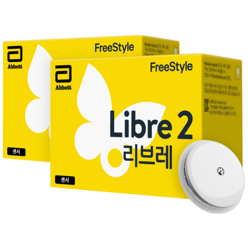 애보트 개인용 체내 연속 혈당 측정기, FreeStyle Libre, 2개