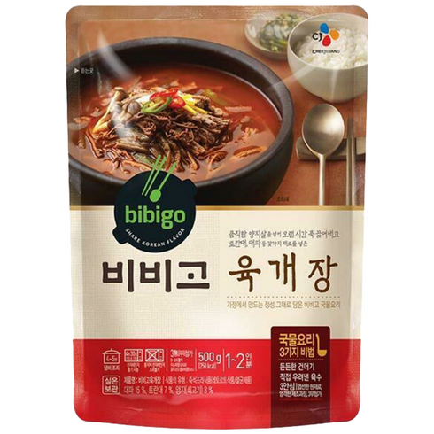 비비고 육개장, 500g, 4개