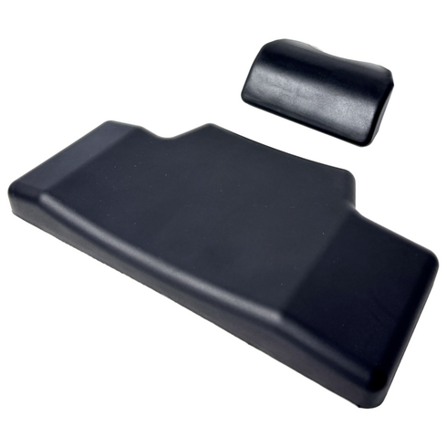 JHD PICK 탑박스 쿠션 허리 등받이 오토바이 스쿠터 배달 라이더 등패드, 블랙 (Black)