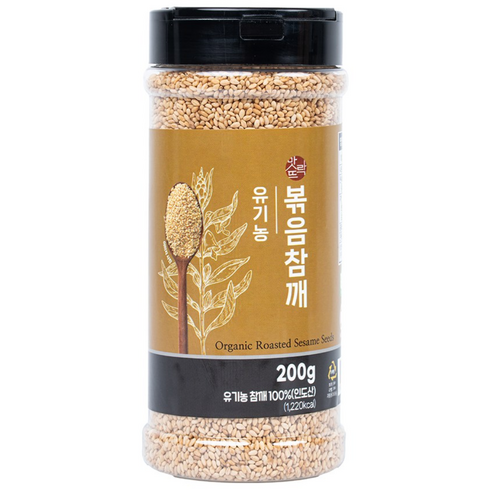 맛뜨락 유기농 볶음참깨, 200g, 1개
