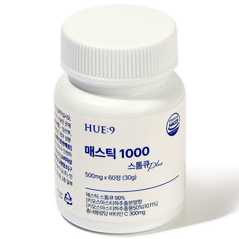 휴나인 매스틱 검 1000 스톰 큐 무농약 양배추 PLUS, 1개, 60정