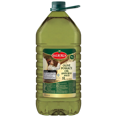 [살부루아] 스페인산 가성비 다용도식용유 포마스 올리브오일 (PET), 1개, 5L