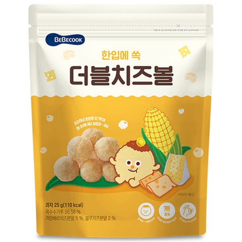베베쿡 콘볼 과자, 치즈, 25g, 1개