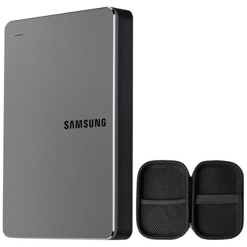 2025 신모델 삼성전자 Y3 4TB 외장하드 + 파우치 증정 HX-MK40Y3, 스모키 그레이