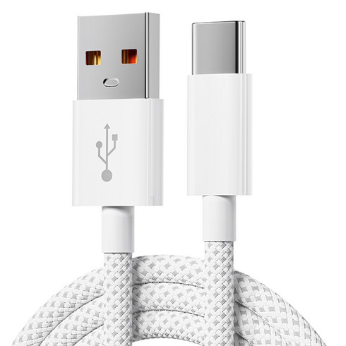 usb c타입 케이블 usb to c타입 초고속 충전케이블 차량용 고속 충전기 c타입 케이블 1m/1.5m/2m C타입 고속 충전기 케이블, 1개, 화이트, 2m