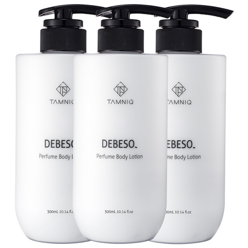 탐니크 퍼퓸 고보습 바디로션 디베쏘 머스크향, 300ml, 3개