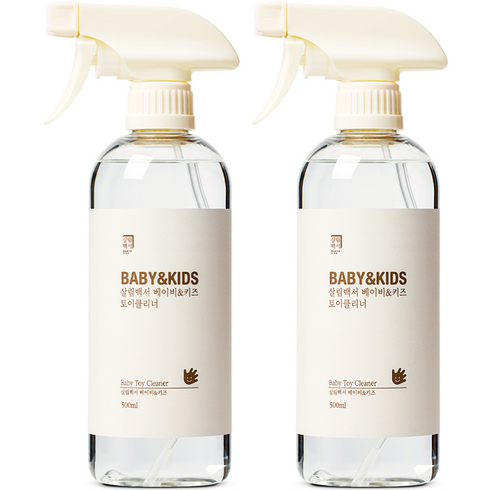 살림백서 베이비 앤 키즈 토이클리너, 500ml, 2개
