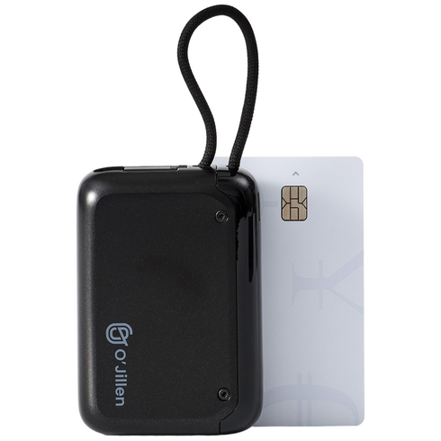 오지렌 30W PPS 초고속 충전 프리미엄 보조배터리 10000mAh, 블랙, OJ10000H