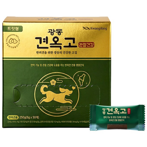 광동 견옥고 관절건강 강아지 영양제, 250g, 뼈/관절강화, 2개