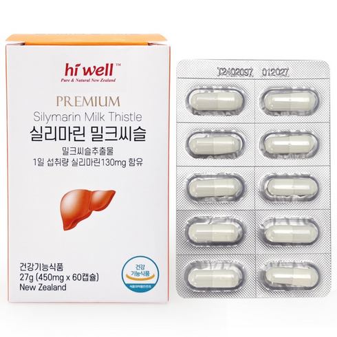 하이웰 프리미엄 실리마린 밀크씨슬(2개월분), 1개, 60정