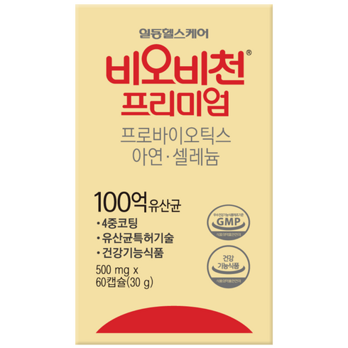 일동제약 비오비천 프리미엄 유산균 60정, 1개