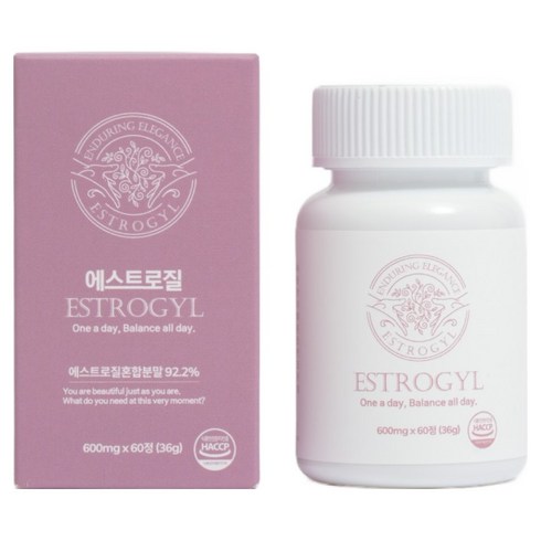 질 미네랄 유산균 에스트로질, 1개, 60정