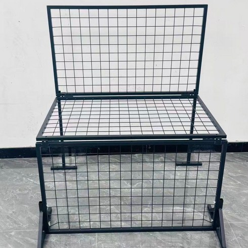 접이식 메쉬망 진열대 다용도 인테리어 네트망 행사 매대, 블랙 150x80cm, 1개