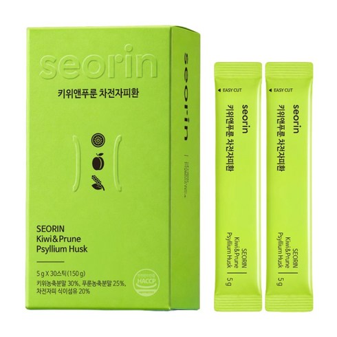 서린 키위앤푸룬 차전자피환 식이섬유, 1개, 150g