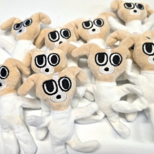 털빠짐 0% 귀여움 100% 댕댕이 철사인형 1개, 살색, 8cm