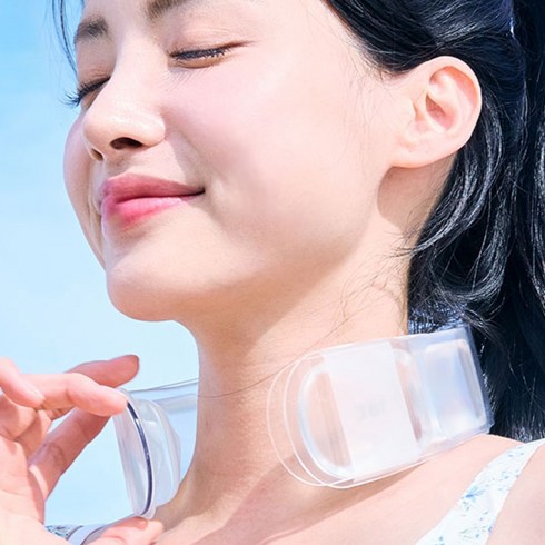 루앤 아이스 넥쿨러, 투명, 2개