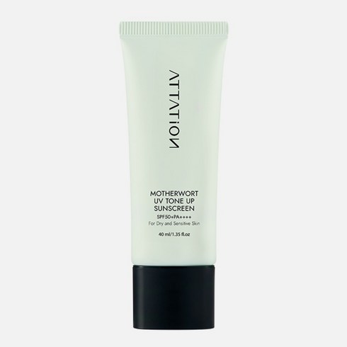 어테이션 익모초 유브이 톤업 선크림 SPF50+/PA++++, 1개, 40ml