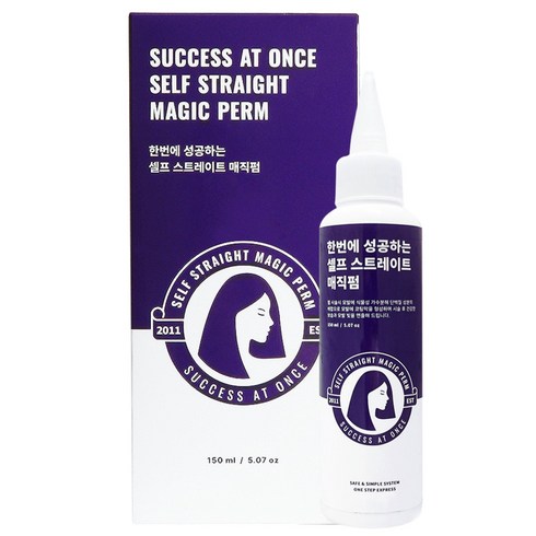 한번에 성공하는 셀프 스트레이트 매직펌, 150ml, 1개