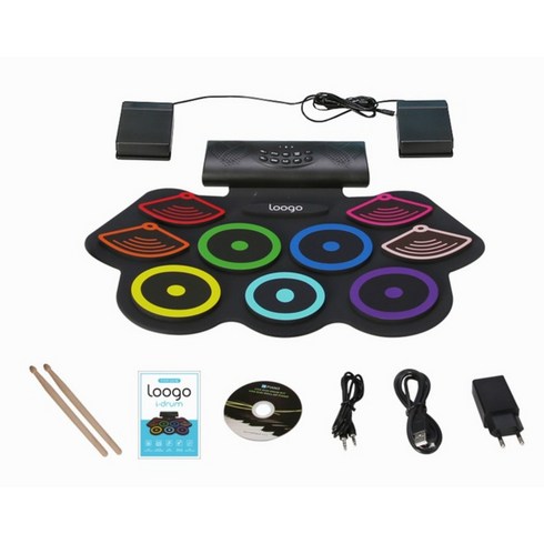 삼익악기 전자 드럼패드 loogo i-drum, 1개