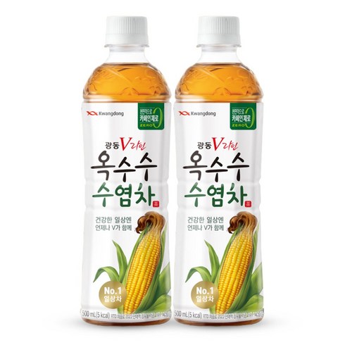 광동 V라인 옥수수 수염차, 500ml, 12개