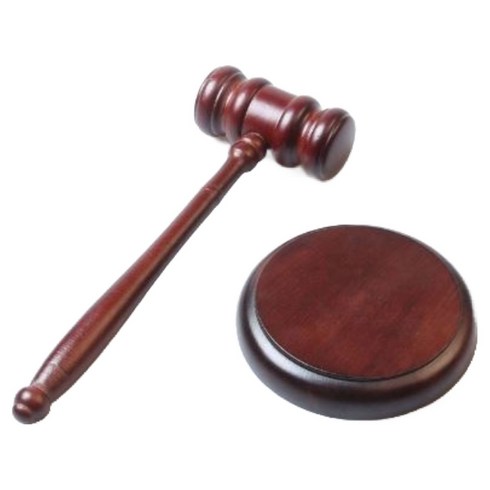 페르세오 우드 판사봉 법봉 회의 판사망치 세트, 1개