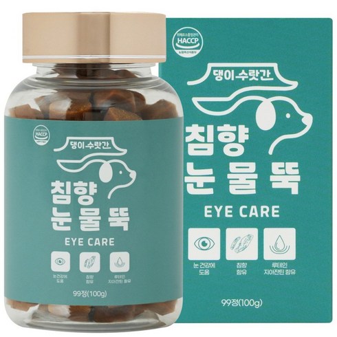 댕이수랏간 강아지 침향 영양제 100g, 1개, 눈물개선/눈건강