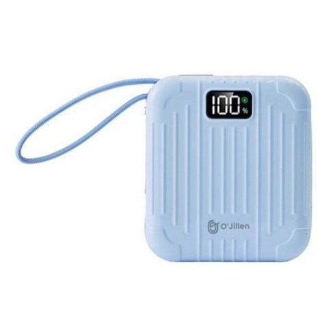 오지렌 고속충전 초경량 보조배터리 10000mAh, 블루