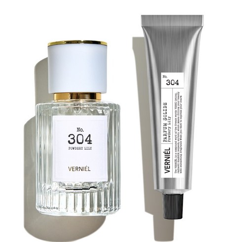베르니엘 여성향수 파우더리 릴리 No.304 퍼퓸+고체향수 세트, 1개, 65ml