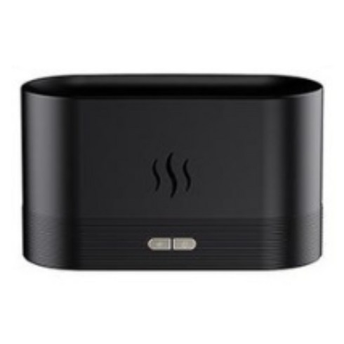 HK.SELL 감성 불멍 무드등 가습기, 블랙, BLACK 블랙