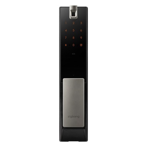 직방 와이파이 연동 지문인식 푸시풀 현관문 도어락 어반 Urban ZDX-U60 (키태그 2개 추가 제공), ZDX-U60-FNXS, 고객직접설치