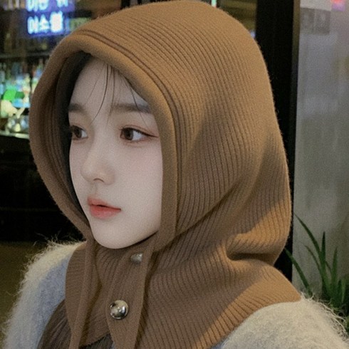 헤브잇 니트 바라클라바 후드 넥워머 남여공용