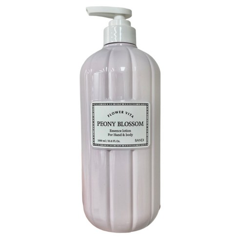 반디 핸드크림 바디로션 겸용 피오니블라썸 대용량 1000ml, 1L, 1개