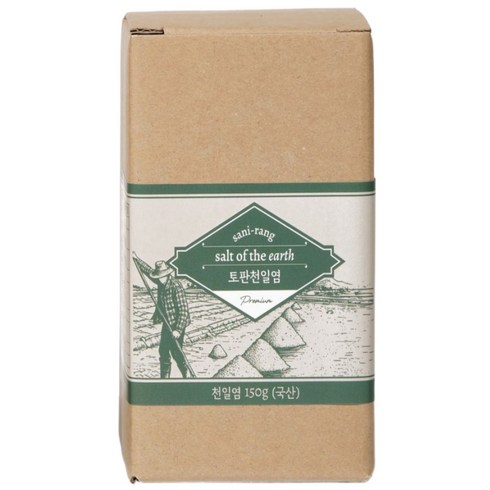 산이랑 토판 천일염 말돈 소금 선물 셋트, 1박스, 150g