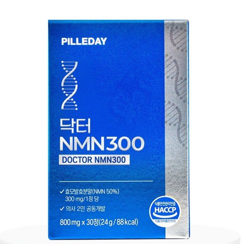 [필리데이] 닥터NMN300 효모발효 엔엠엔, 4박스, 30정