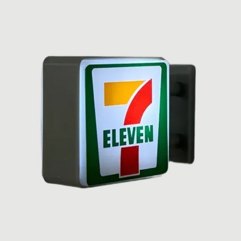 간판 마그넷 일본 맥주 편의점자석 냉장고자석, 2.세븐일레븐