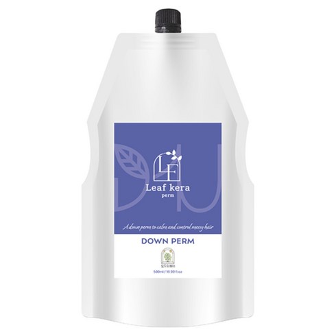 [모두의 헤어] 확실한 효과의 전문가용 프리미엄 펌제 리프케라 다운펌 대용량 500ml, 1개