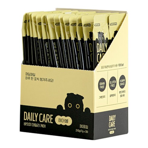 바잇미 고양이 데일리 케어 영양제, 210g, 헤어볼, 1개