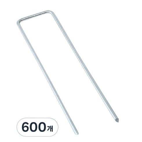 다온픽 잡초매트 고정핀 멀칭핀 (4cm15cm 소포장), 600개